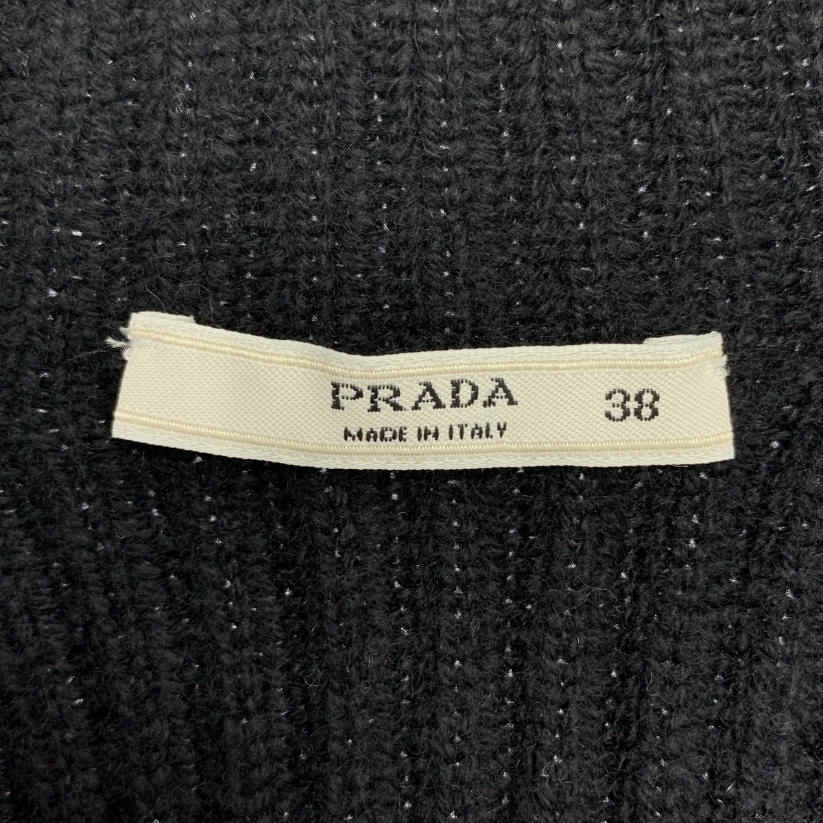 PRADA / プラダ カシミヤ ミンク ビーバー ファー付き ジップアップニット