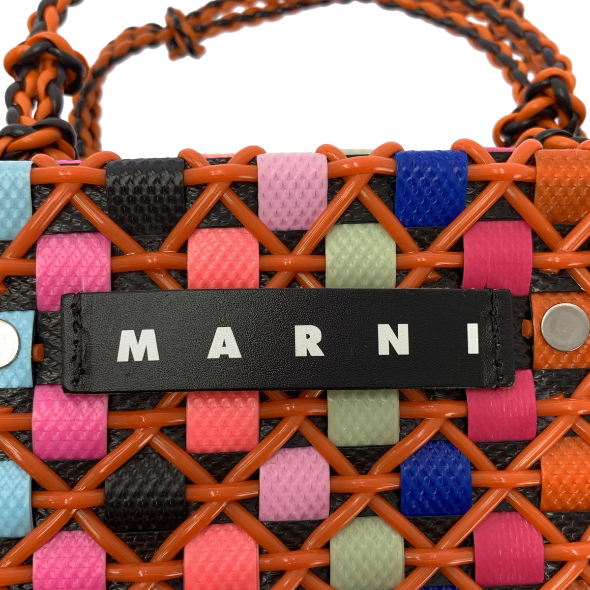 MARNI / マルニ MARKET CAKE BASKET MINI / アラベスク バスケット ハンドバッグ