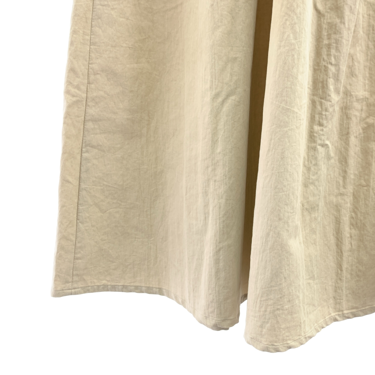 ebure / エブール ドローストリング ライトリンクルコットン ギャザースカート