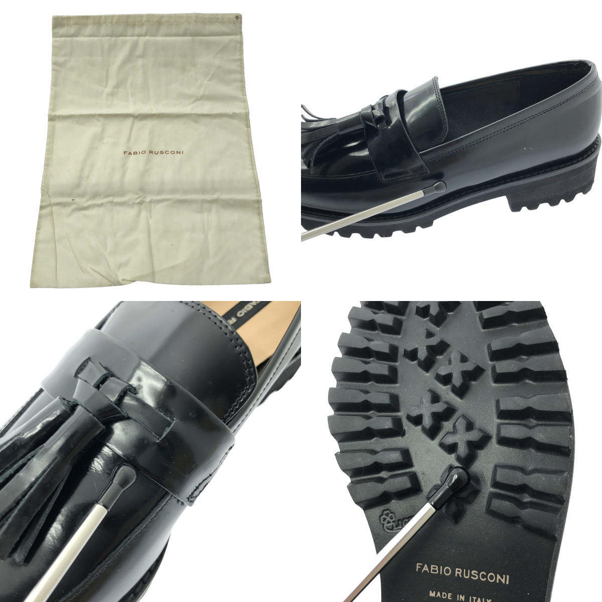 Fabio Rusconi / ファビオルスコーニ タンクソール タッセル ローファー