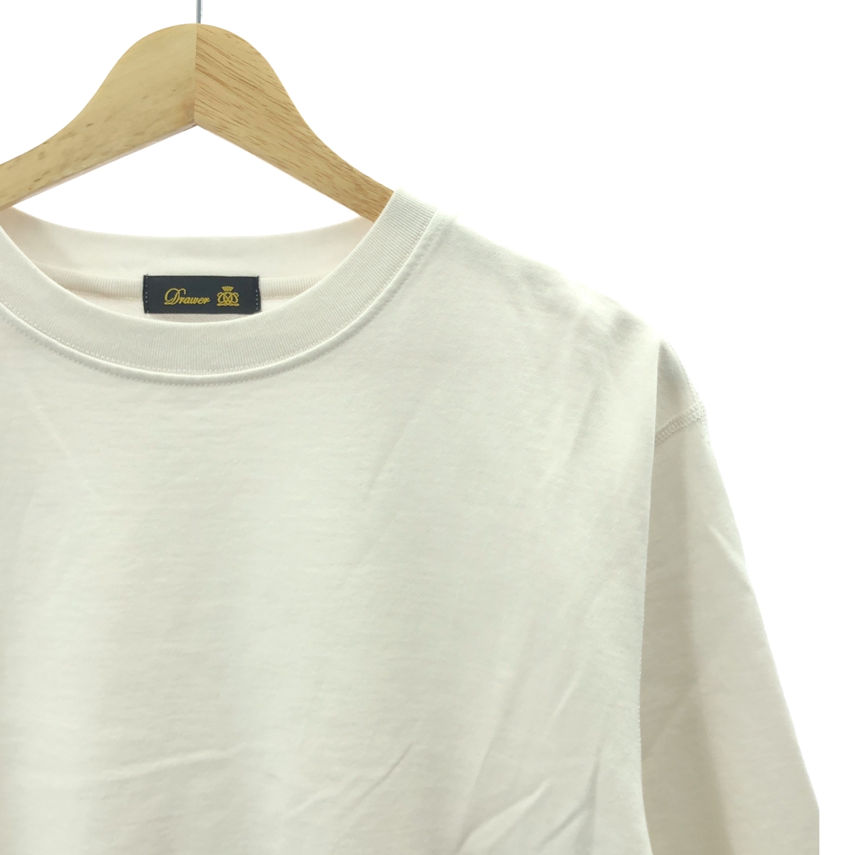 Drawer / ドゥロワー 裏毛プルオーバー クルーネック スウェット