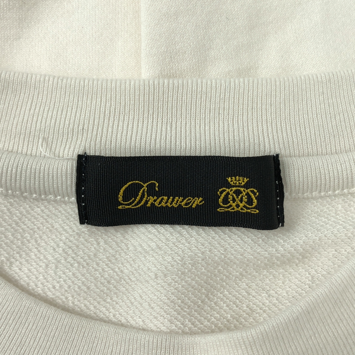 Drawer / ドゥロワー 裏毛プルオーバー クルーネック スウェット