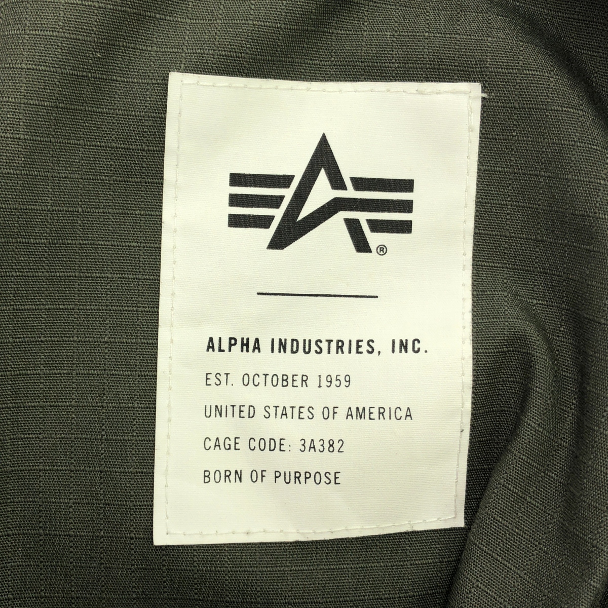 ALPHA INDUSTRIES / アルファインダストリーズ リップストップ ドローストリング スノー ワイド ミリタリーパンツ