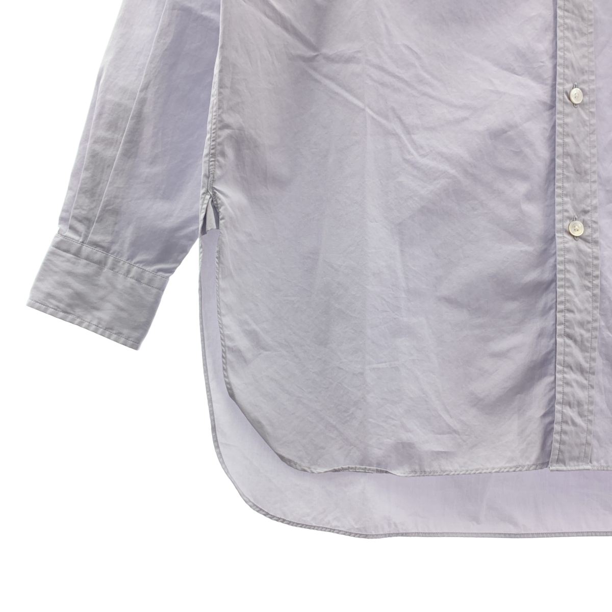 YLEVE / イレーヴ バンドカラー コットンタイプライターシャツ