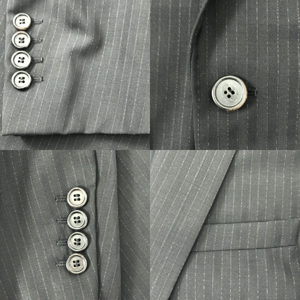 Dior homme / ディオールオム セットアップ シャドウストライプ シングル テーラードジャケット / スラックス パンツ