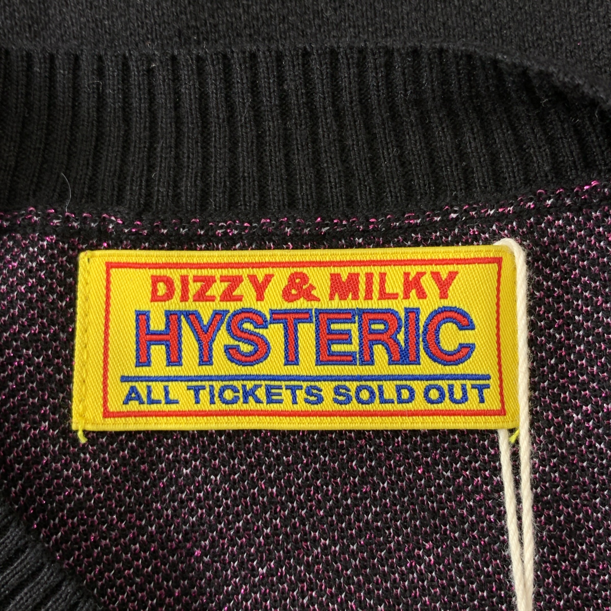 HYSTERIC GLAMOUR / ヒステリックグラマー BUTTERFLY WOMAN HEAD / コットン ガール サマー ニット