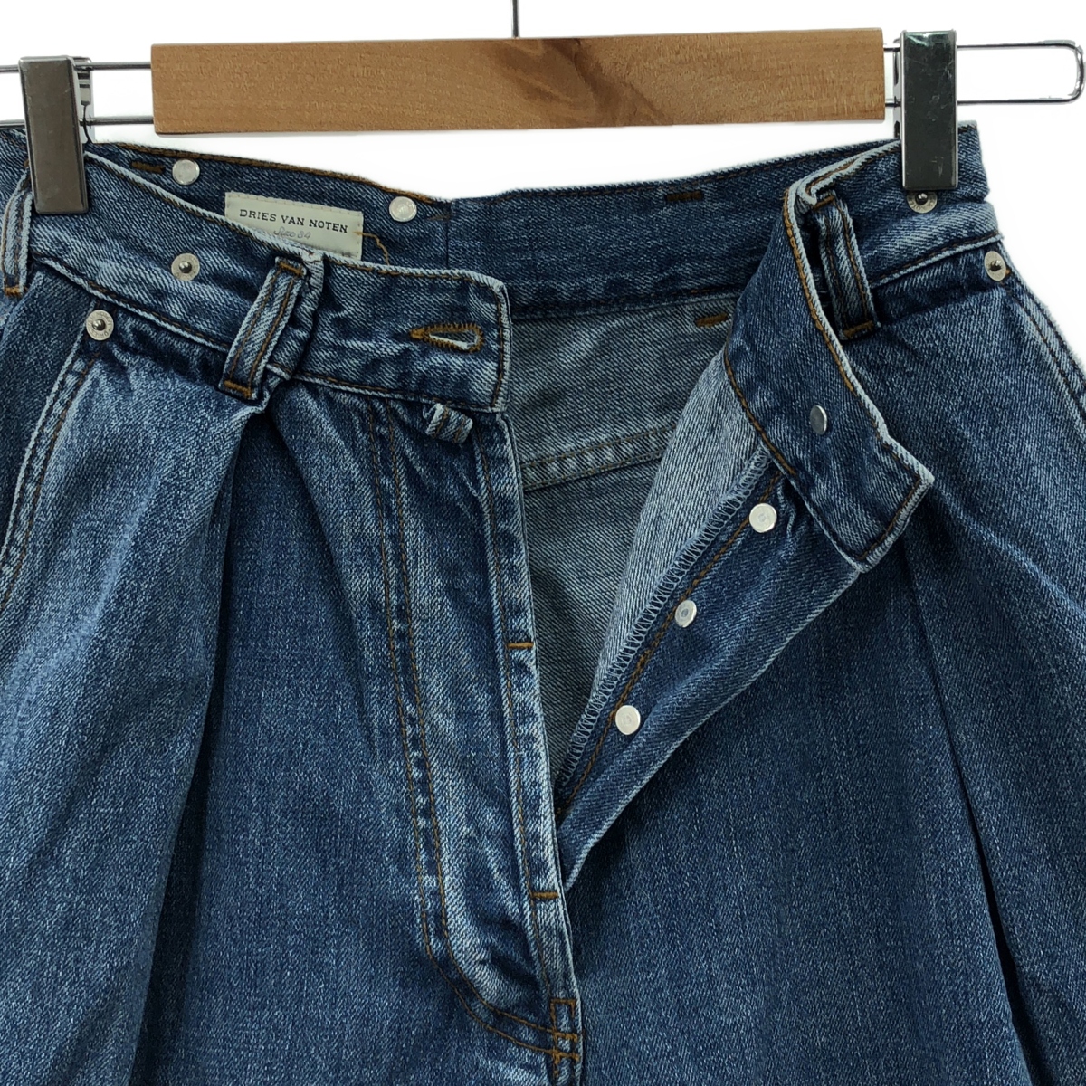 DRIES VAN NOTEN / ドリスヴァンノッテン タック ワイド デニムパンツ