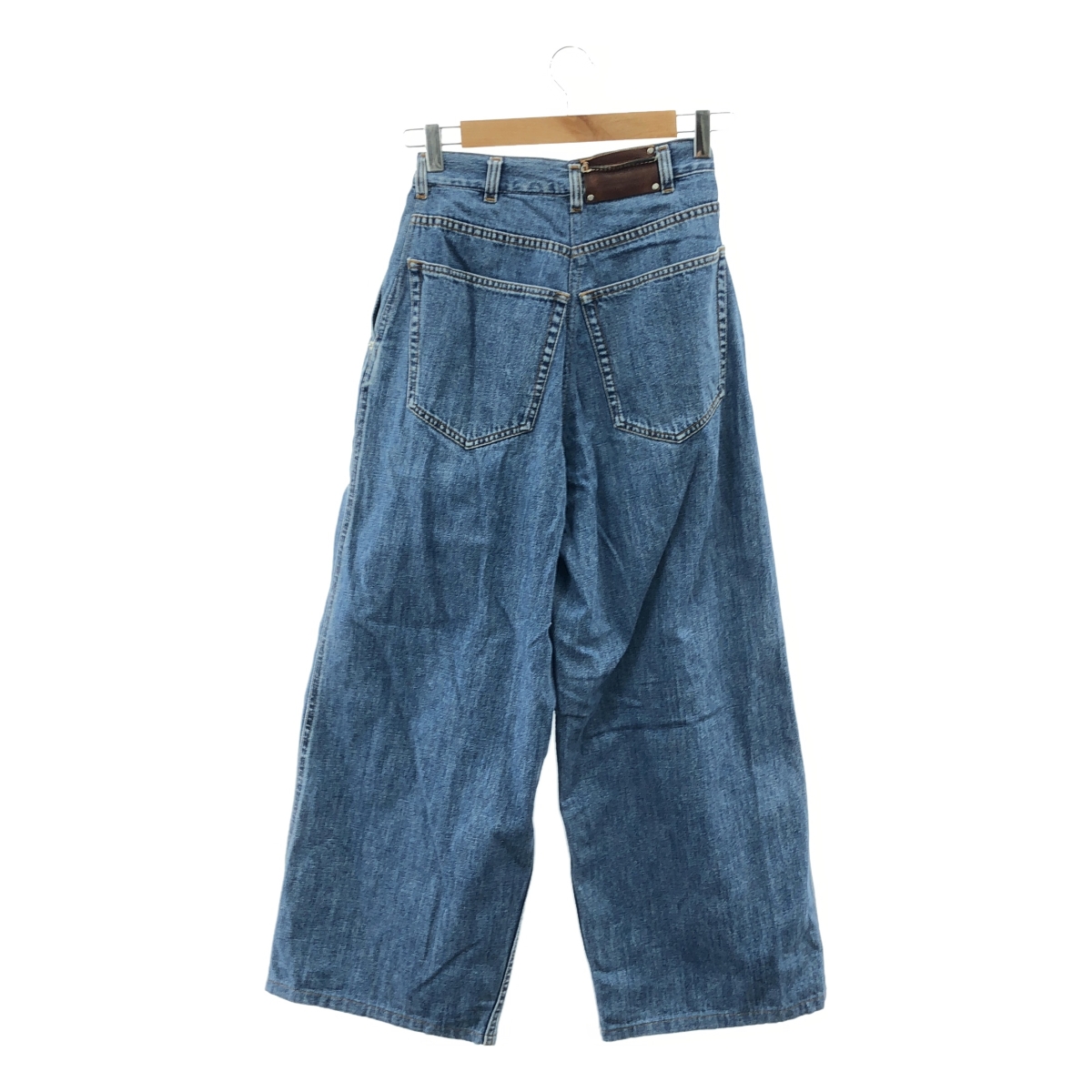 DRIES VAN NOTEN / ドリスヴァンノッテン タック ワイド デニムパンツ