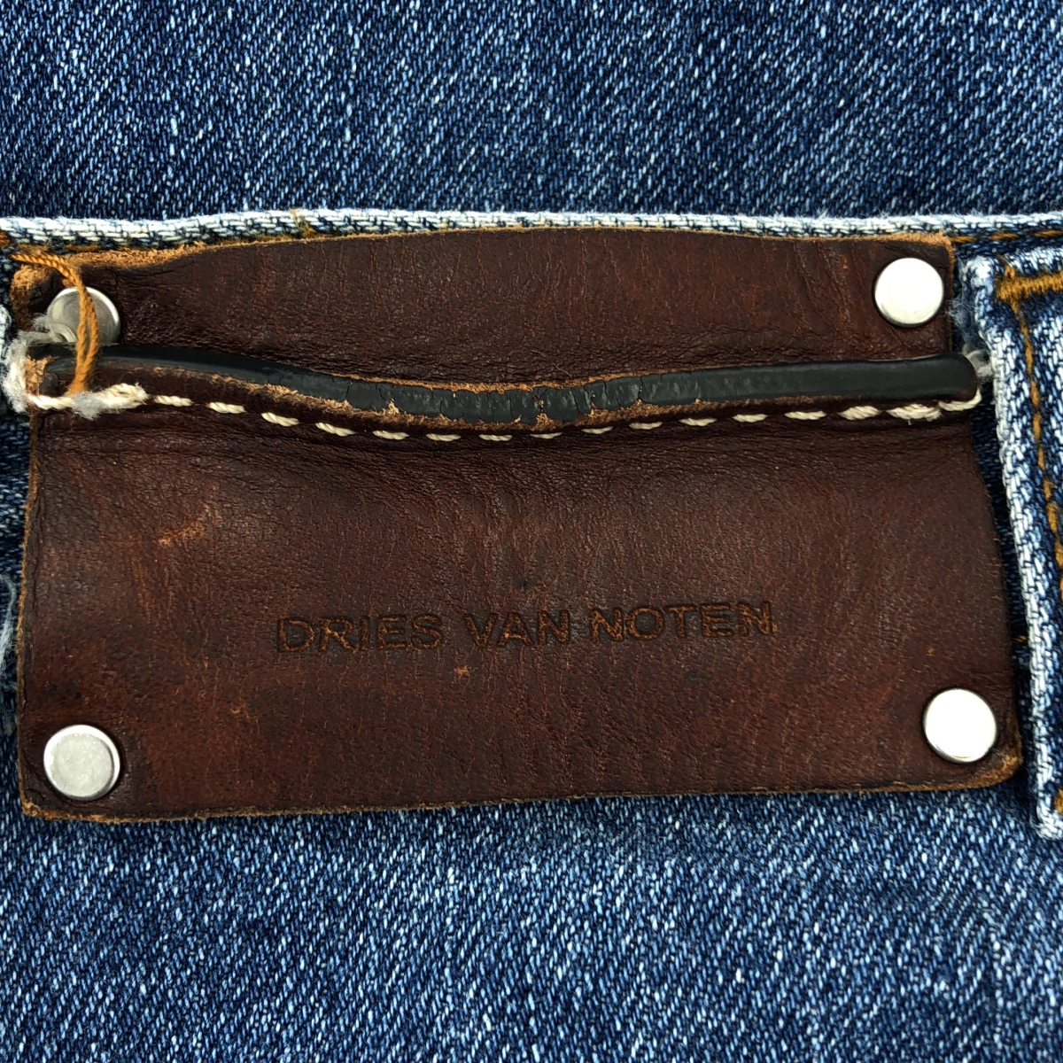 DRIES VAN NOTEN / ドリスヴァンノッテン タック ワイド デニムパンツ