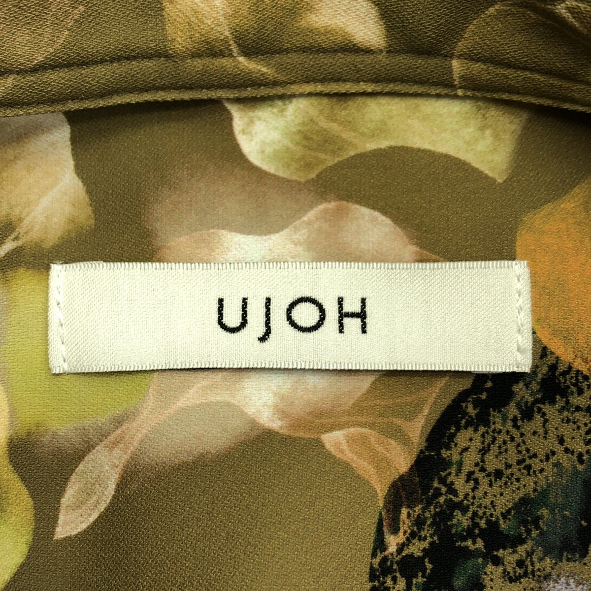 UJOH / ウジョー REGULAR COLLAR SHIRT / 総柄 ハイネック シャツ