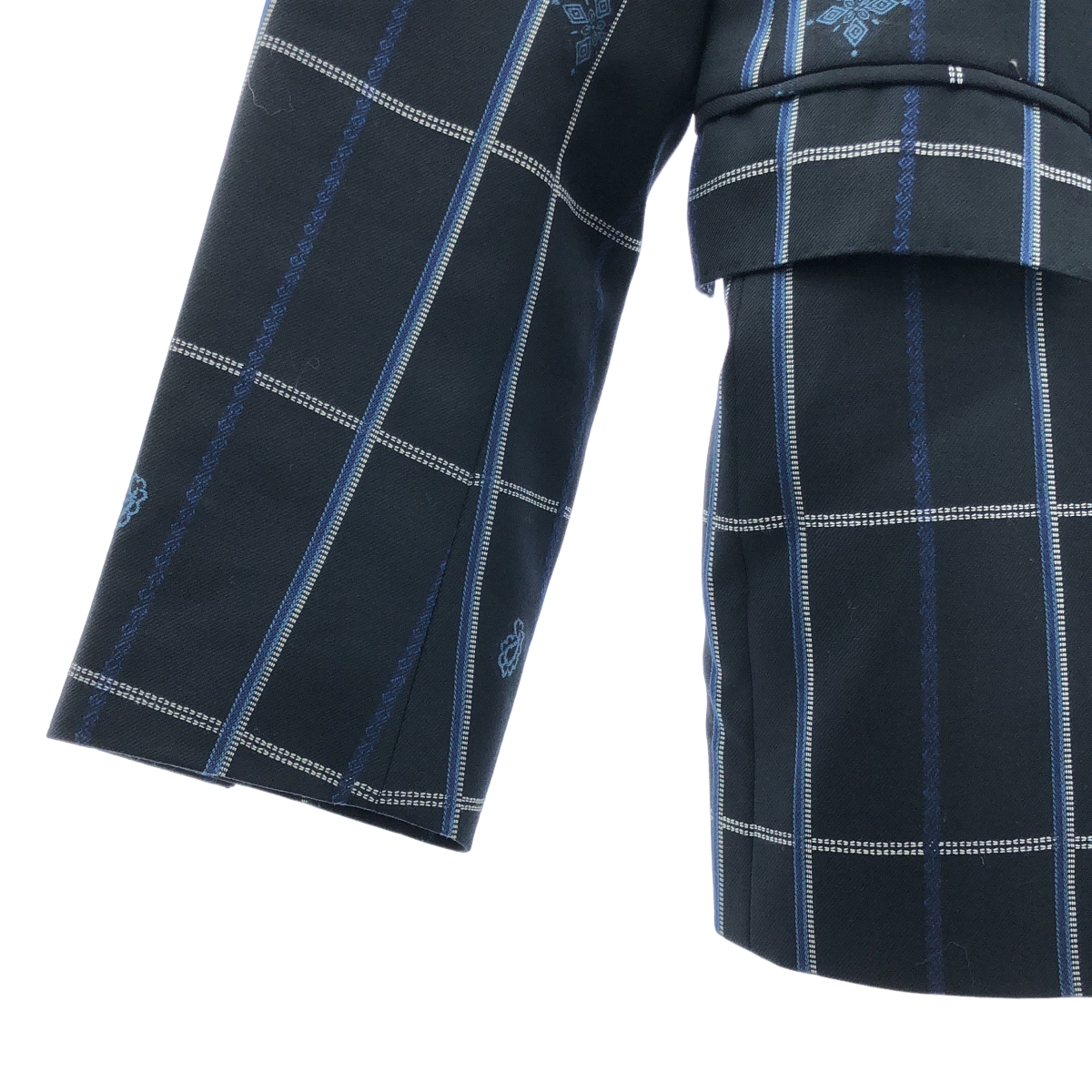 ETRO / エトロ ウール チェック ペイズリー テーラードジャケット