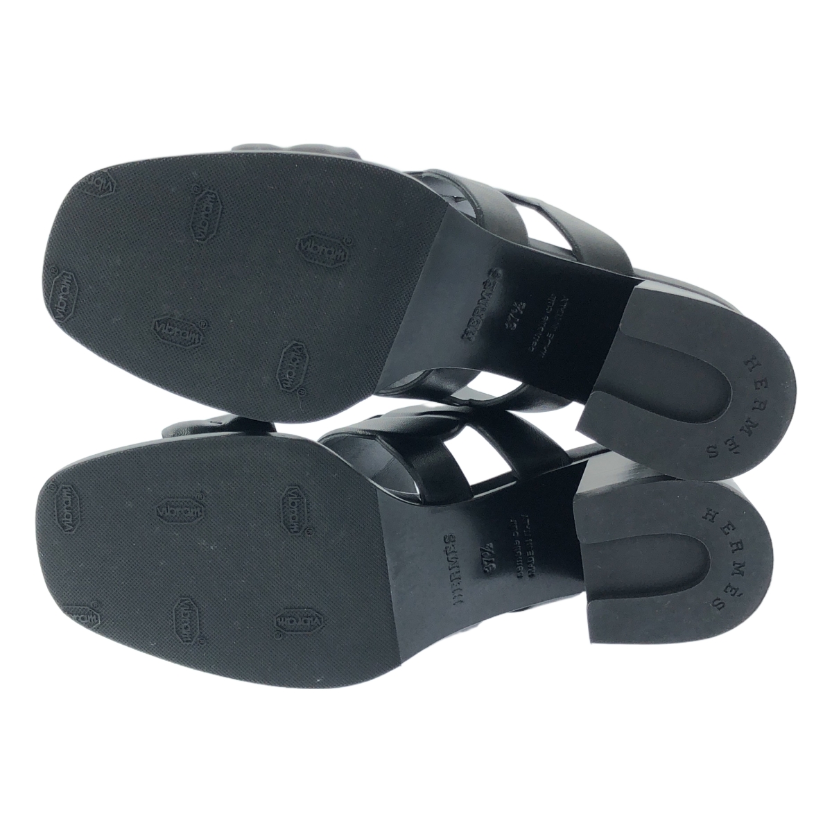 HERMES / エルメス ギャビー60 / シェーヌ グルメット トルサード ヒールサンダル