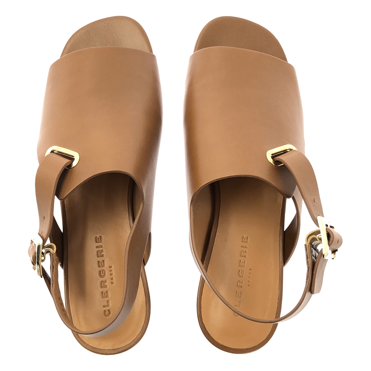 Clergerie Paris / クレジュリー ADA SANDAL レザー スリングバック サンダル