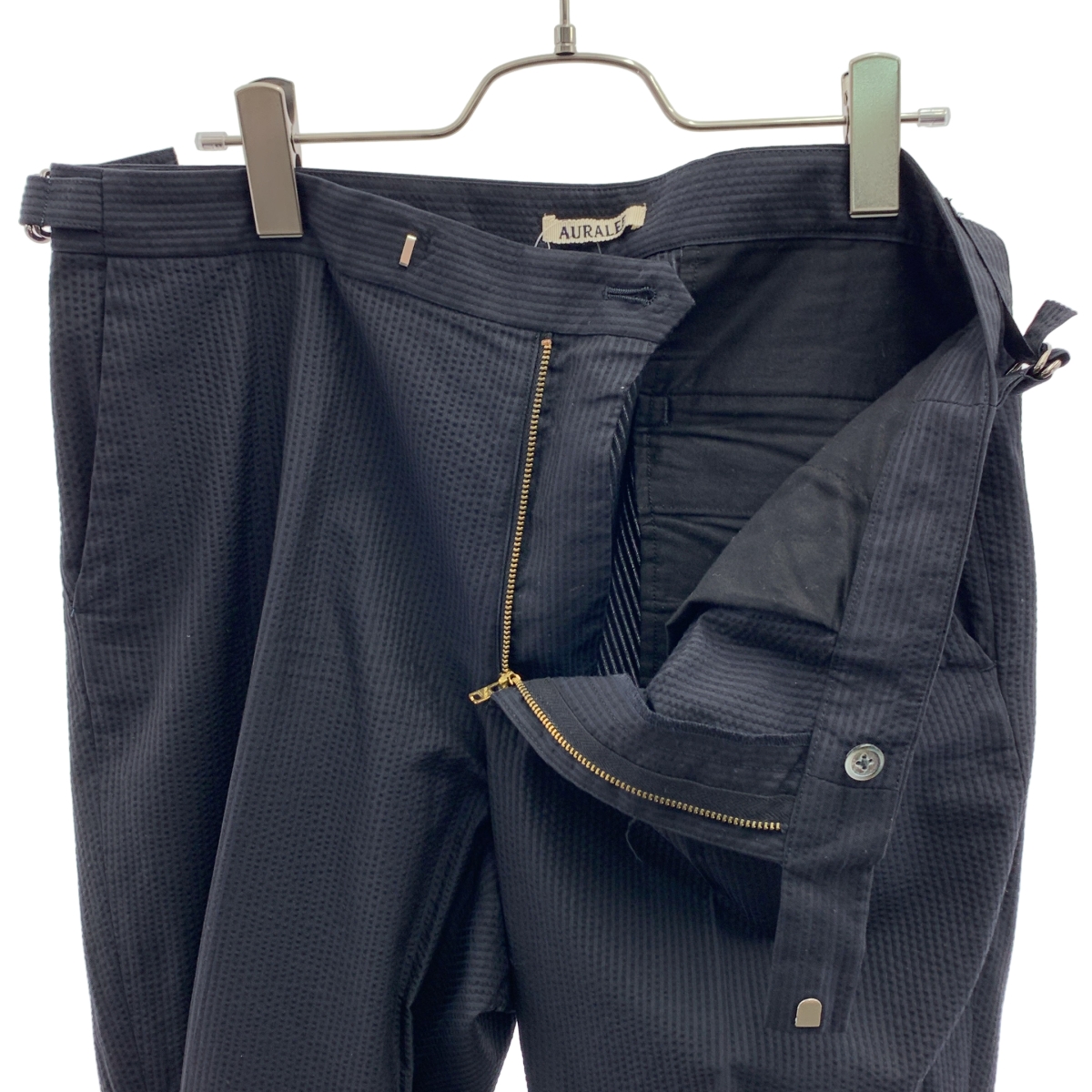AURALEE / オーラリー SILK SEERSUCKER SLACKS / シルク シアサッカー スラックス