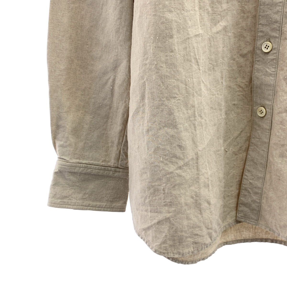 その他 塩縮加工 リネン ボタンダウンシャツ