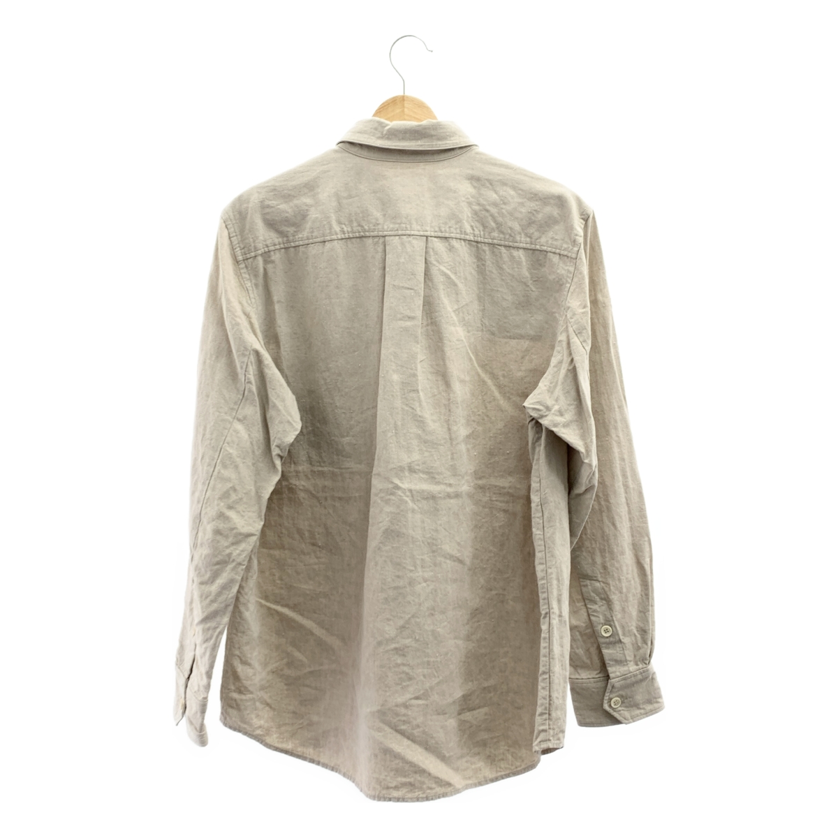 その他 塩縮加工 リネン ボタンダウンシャツ