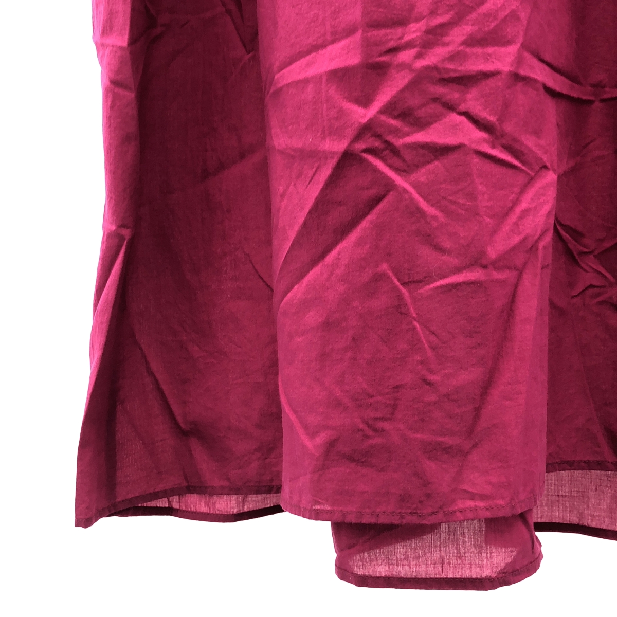 TOUJOURS / トゥジュー コットン バンドカラー シャツ ワンピース