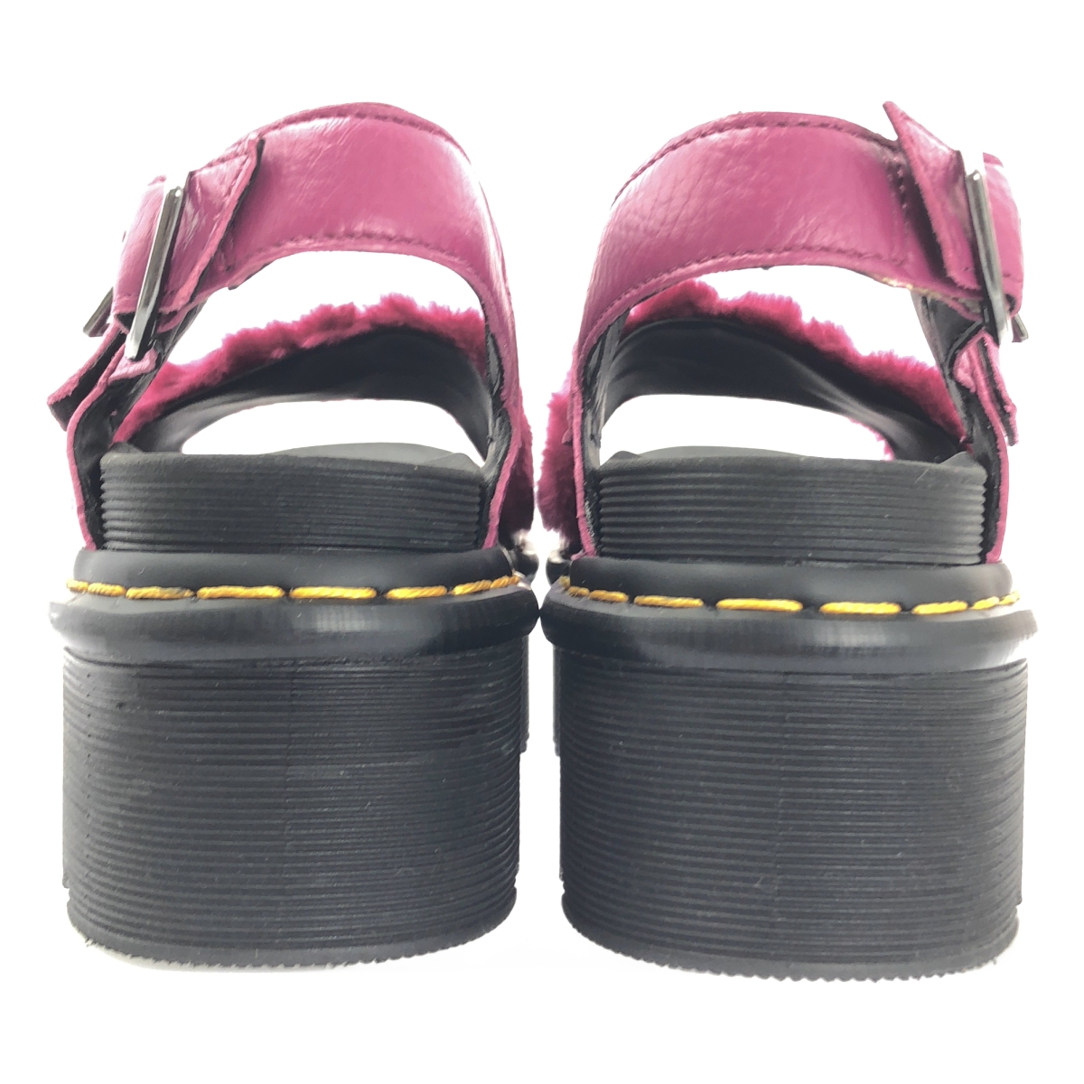Dr.Martens / ドクターマーチン VOSS QUAD FLUFFY ハートモチーフ 厚底 サンダル