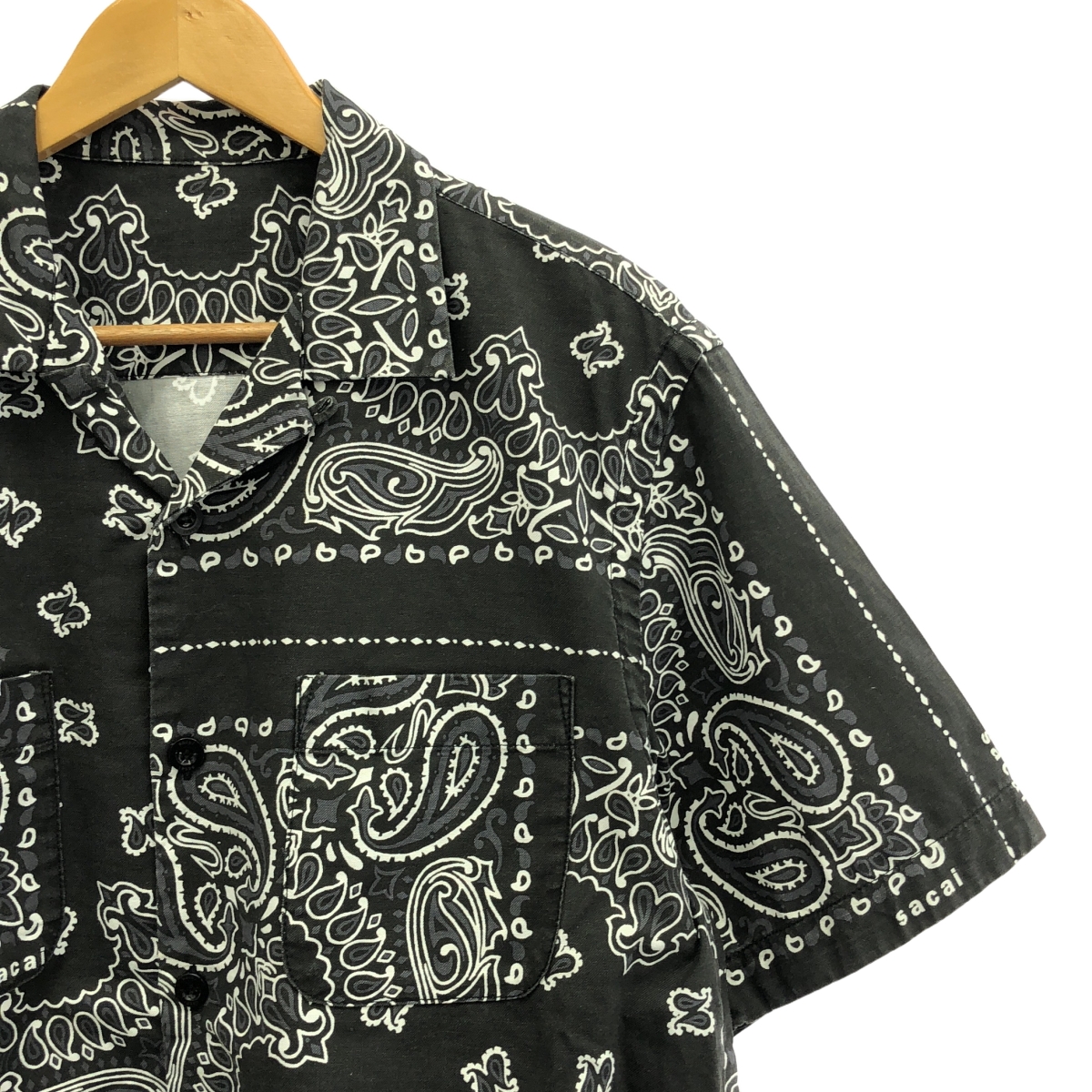 sacai / サカイ Bandana Print Shirt / バンダナ ペイズリー オープンカラー シャツ