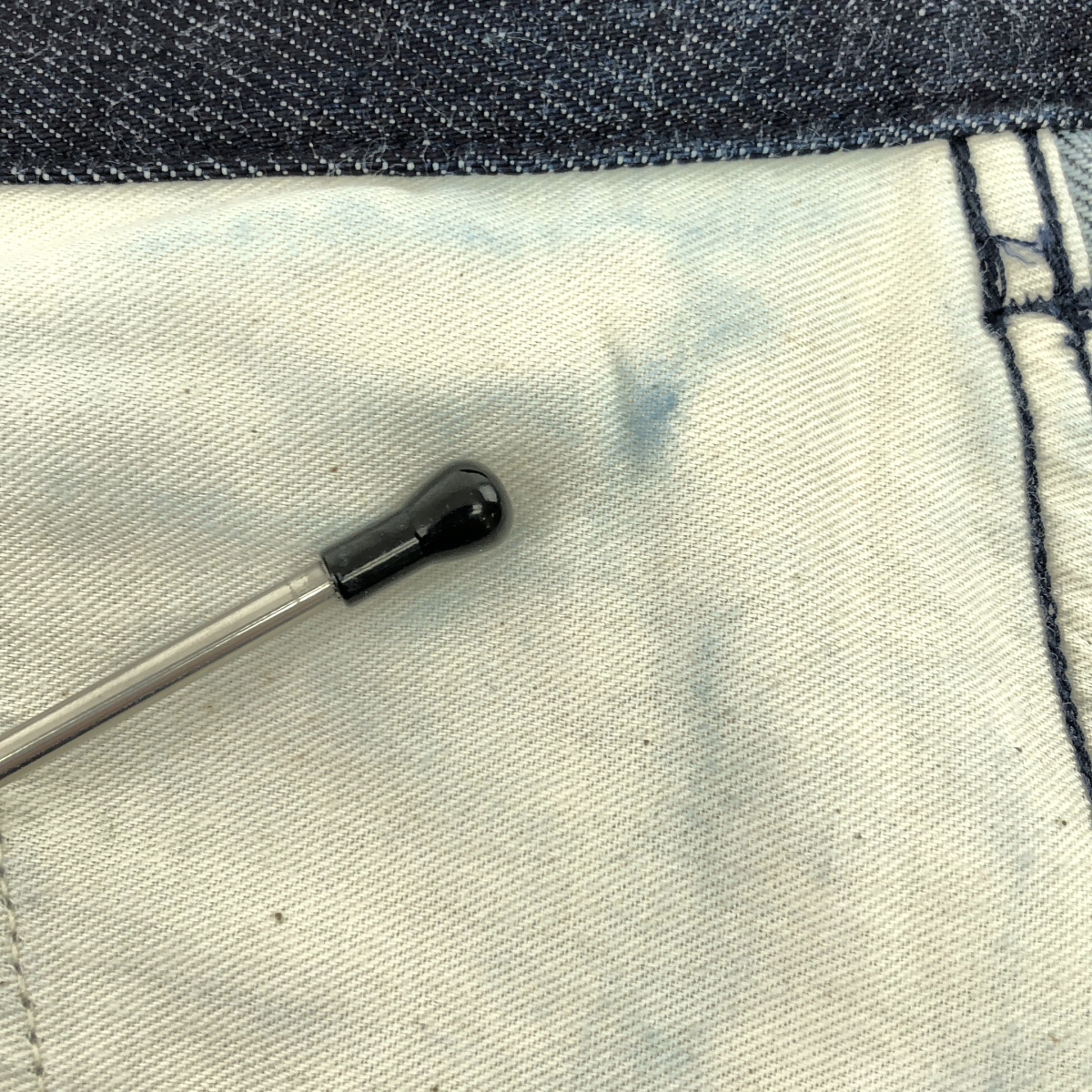 roundabout / ラウンダバウト Paint Denim 2tuck Pants ペイント デニムパンツ