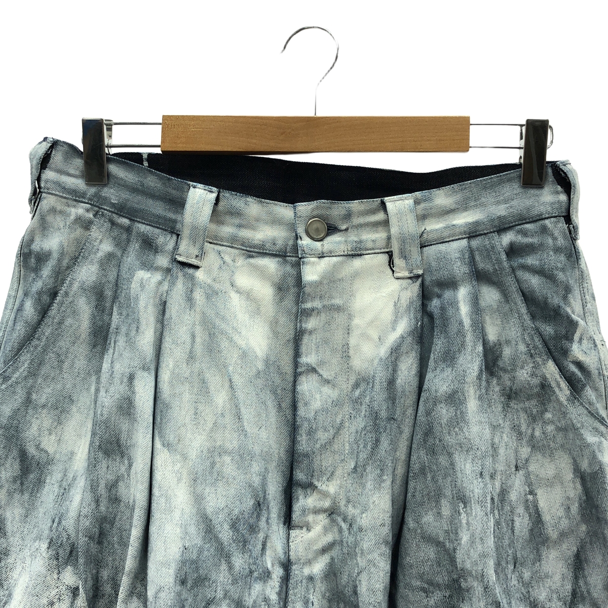 roundabout / ラウンダバウト Paint Denim 2tuck Pants ペイント デニムパンツ