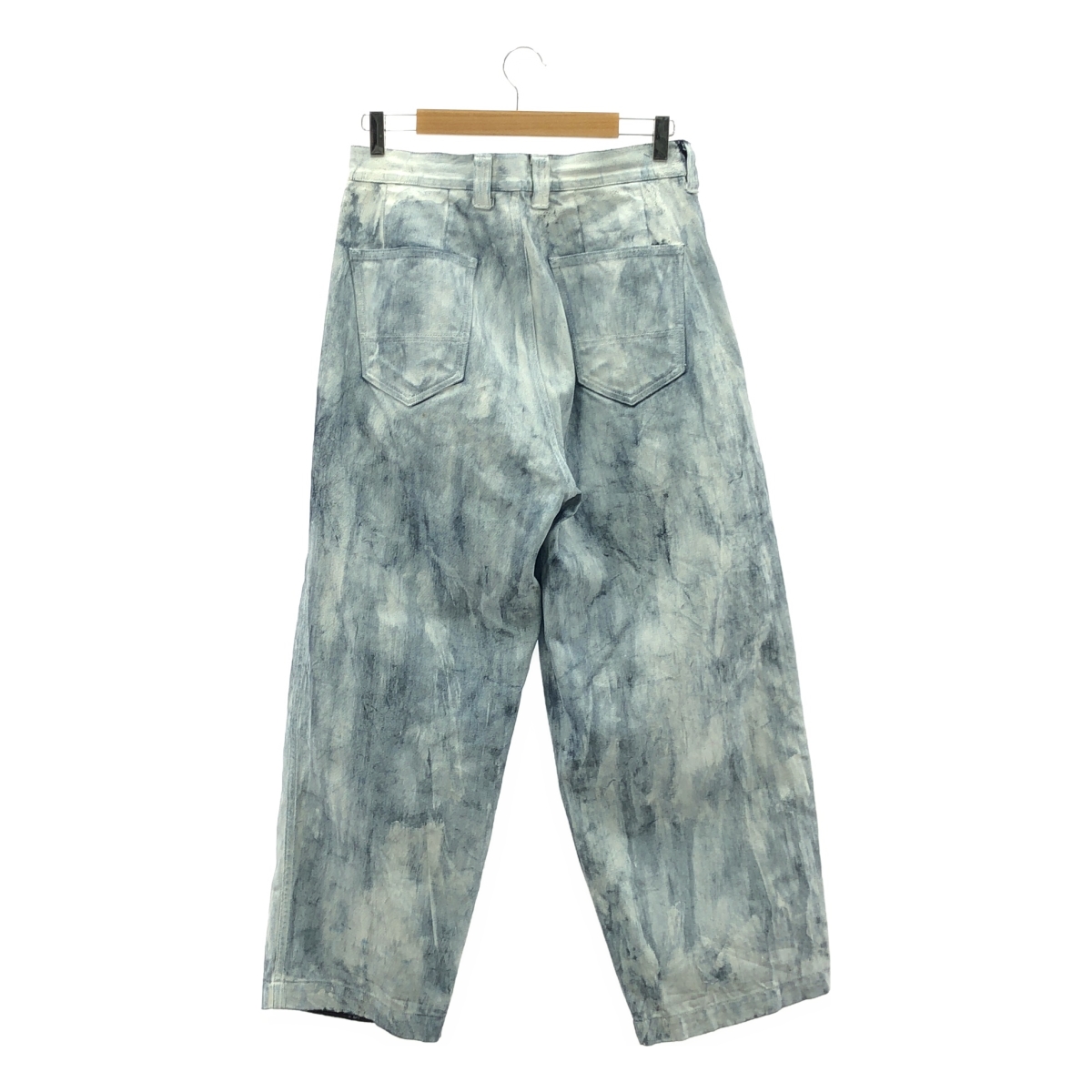 roundabout / ラウンダバウト Paint Denim 2tuck Pants ペイント デニムパンツ