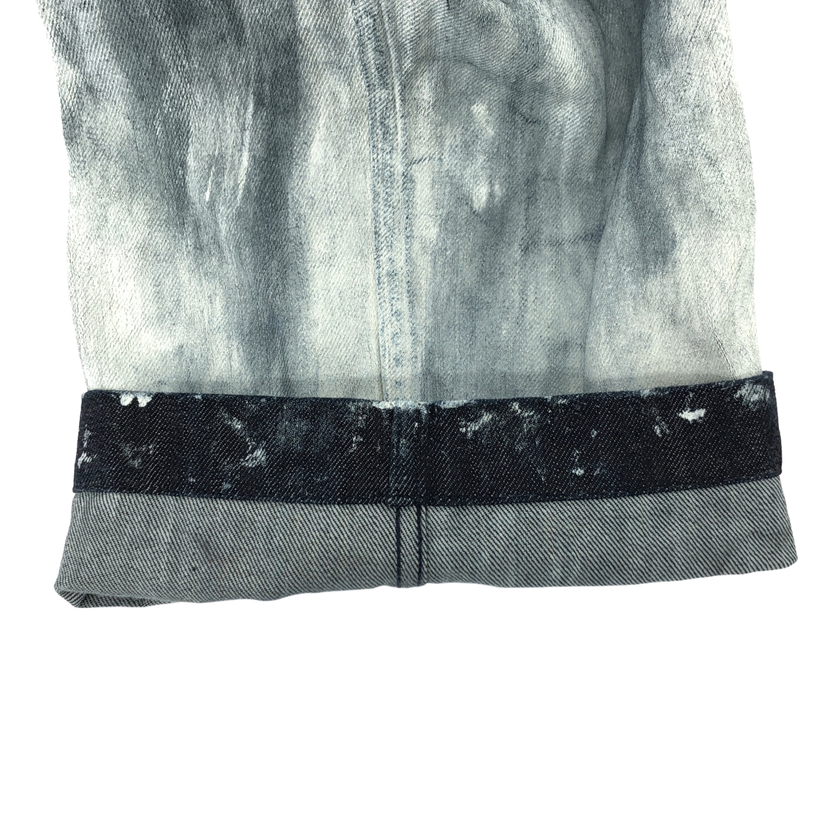 roundabout / ラウンダバウト Paint Denim 2tuck Pants ペイント デニムパンツ