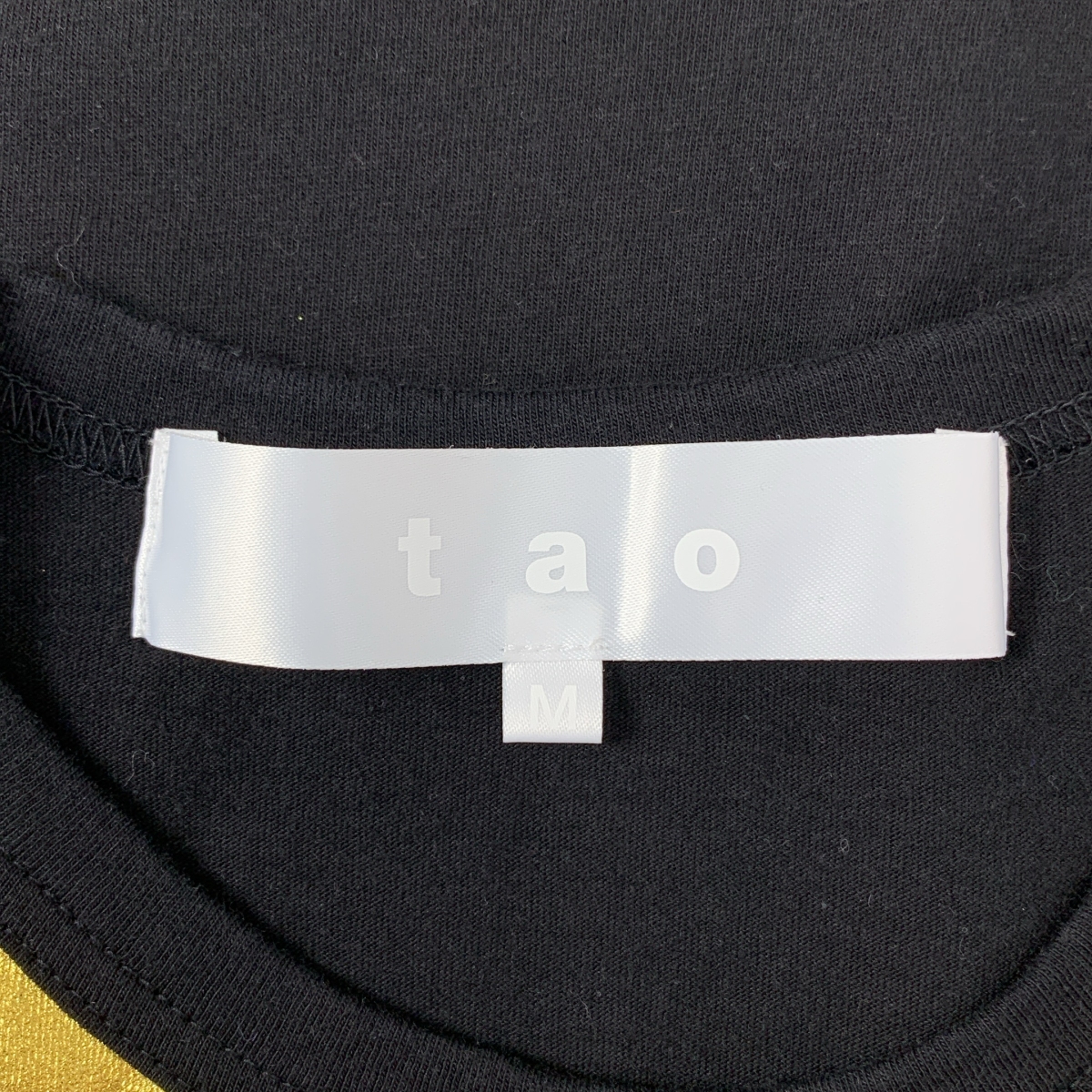 tao COMME des GARCONS / タオコムデギャルソン メタリック スタープリント Tシャツ