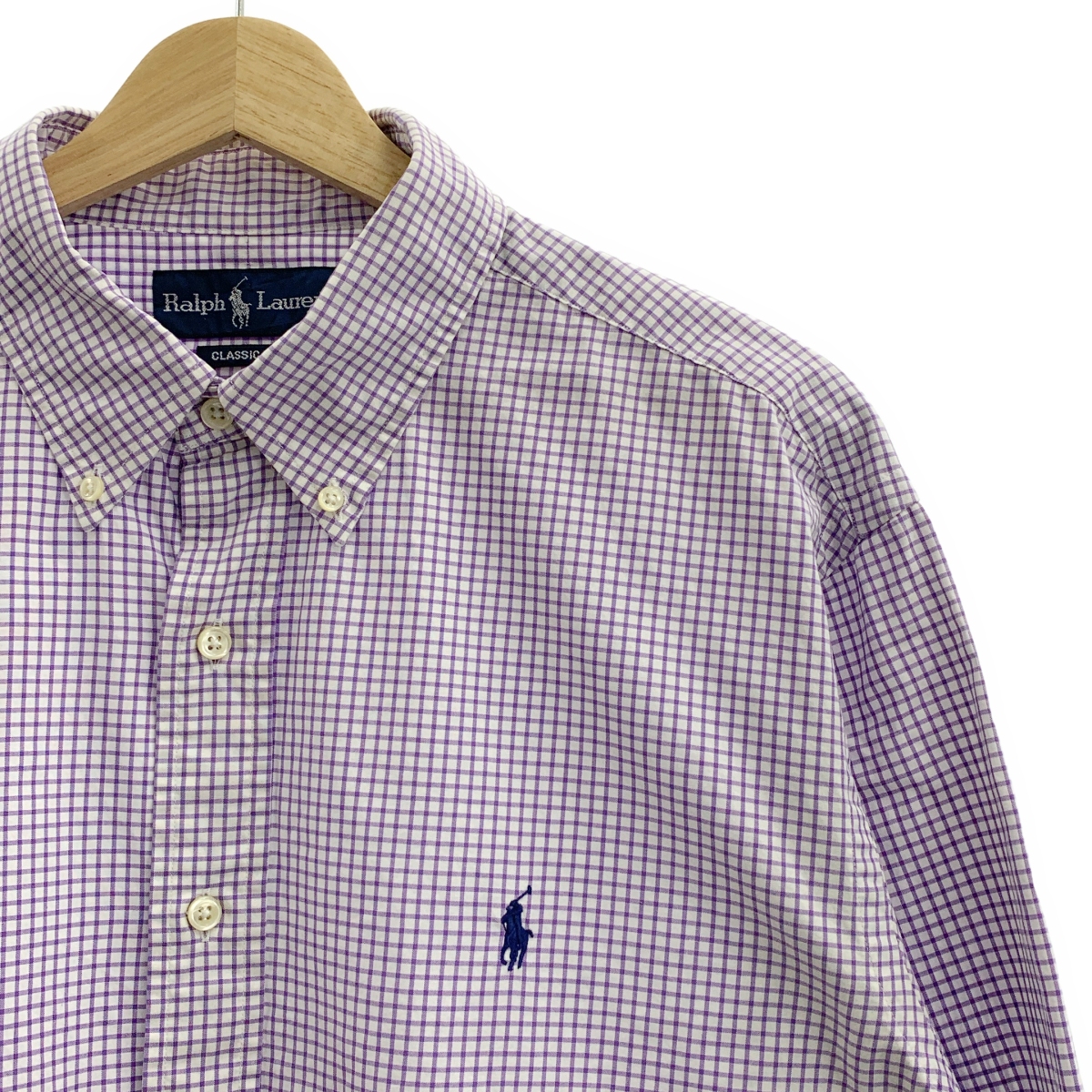 RALPH LAUREN / ラルフローレン CLASSIC FIT チェック ボタンダウン シャツ