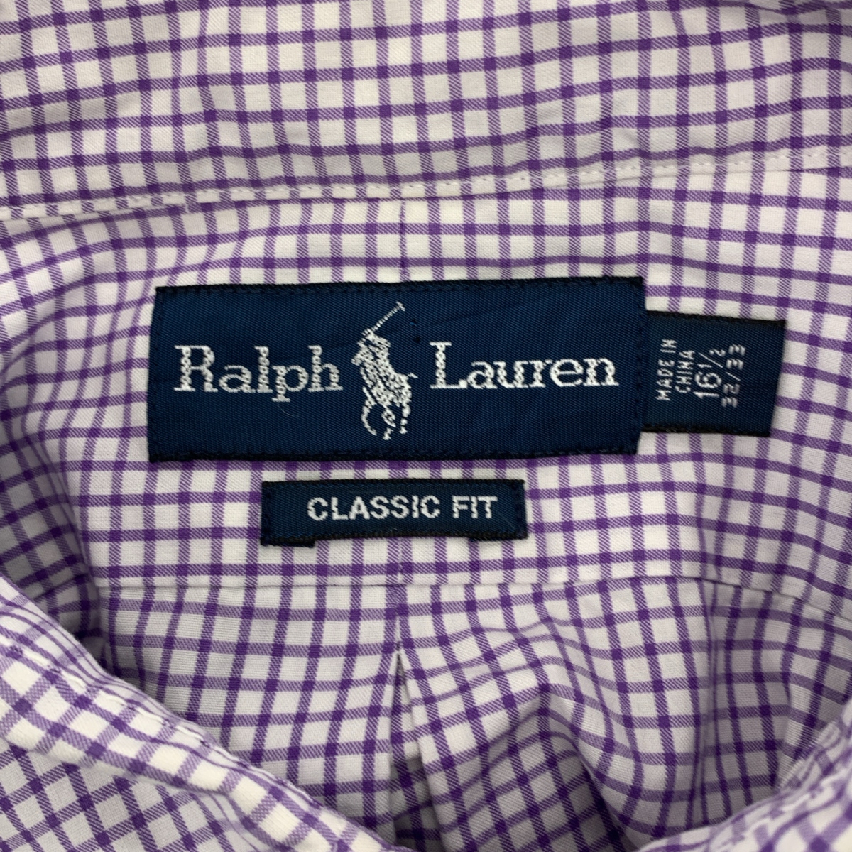 RALPH LAUREN / ラルフローレン CLASSIC FIT チェック ボタンダウン シャツ