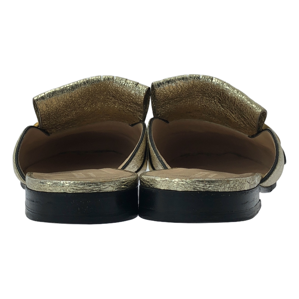 GUCCI / グッチ GGマーモント パテントレザー キルト サンダル