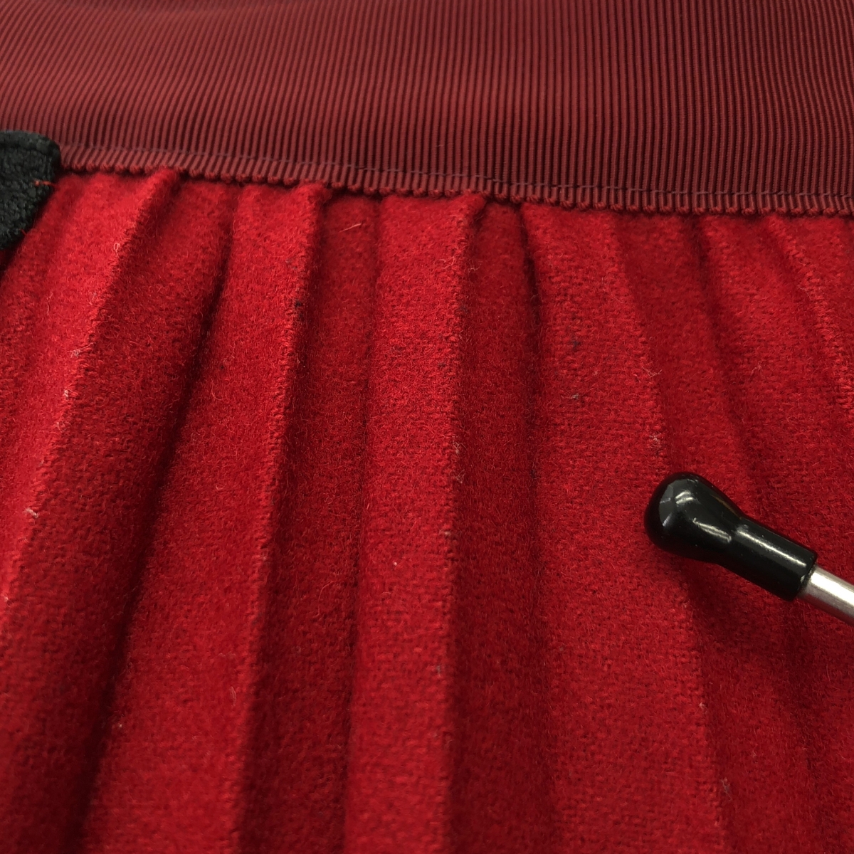 sacai / サカイ Zip Detail Pleated Skirt / 異素材 切替 プリーツ レイヤード スカート