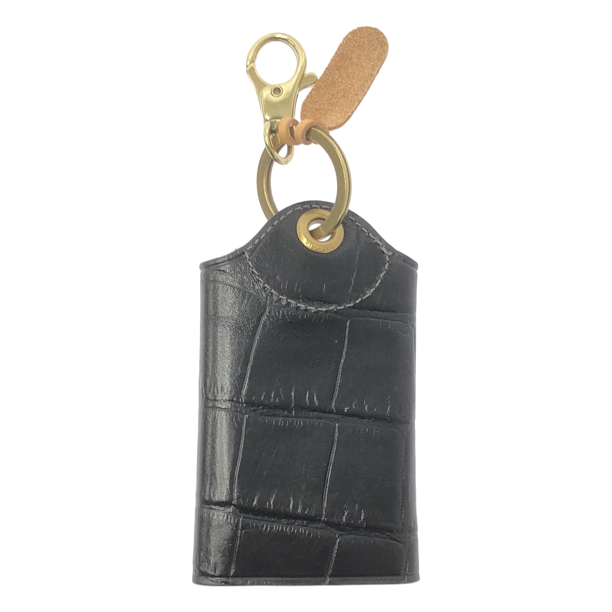 IL BISONTE / イルビゾンテ クロコ型押し キーリング / キーケース / スマートキー用