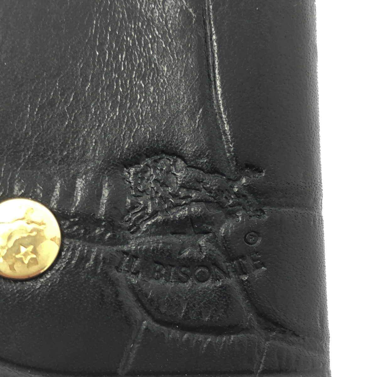 IL BISONTE / イルビゾンテ クロコ型押し キーリング / キーケース / スマートキー用