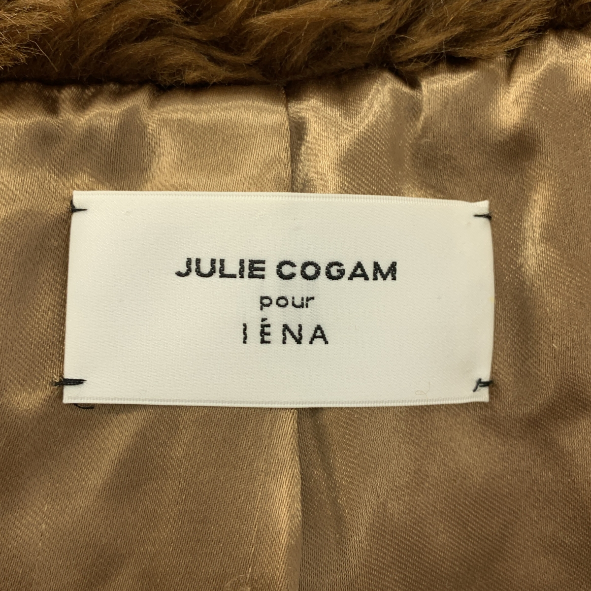 IENA / イエナ JULIE COGAM pour / ファー オーバーコート / 総裏地