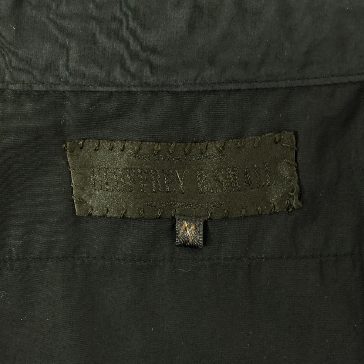 GEOFFREY B.SMALL / ジェフリーBスモール limited edition / SES03N Special / patchwork shirt / パッチワーク シャツ