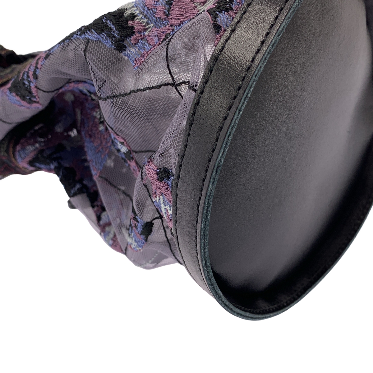 その他 ポーチ付き エンブロイダリー レース 巾着 ショルダーバッグ