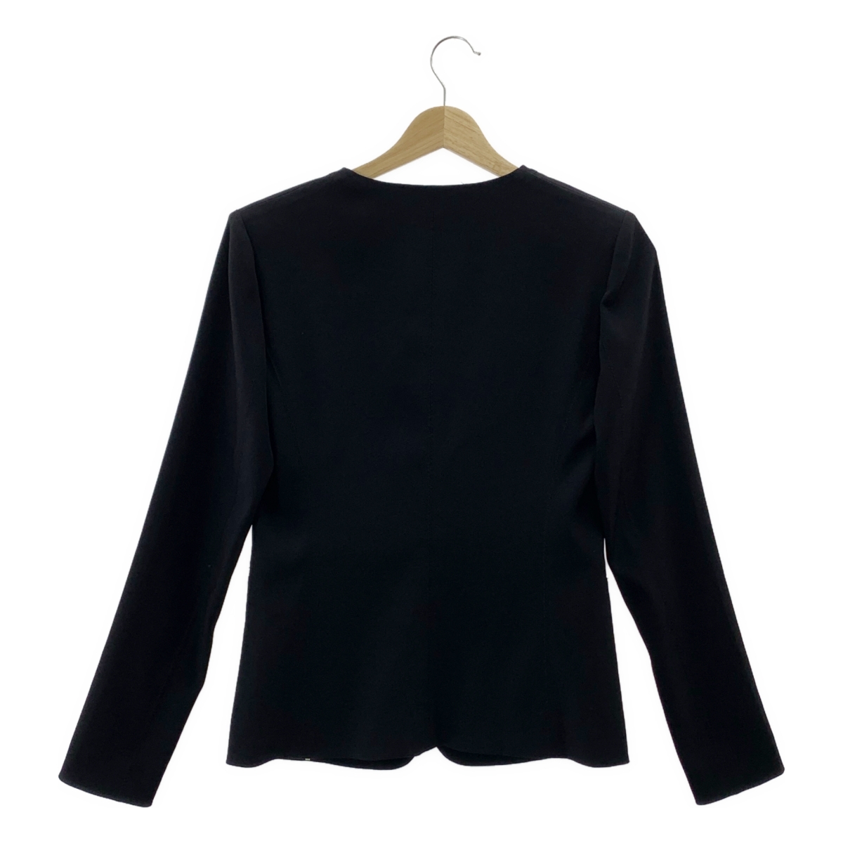 BEIGE， / ベイジ セットアップ ノーカラー ジャケット / バックジップ スカート / 総裏地