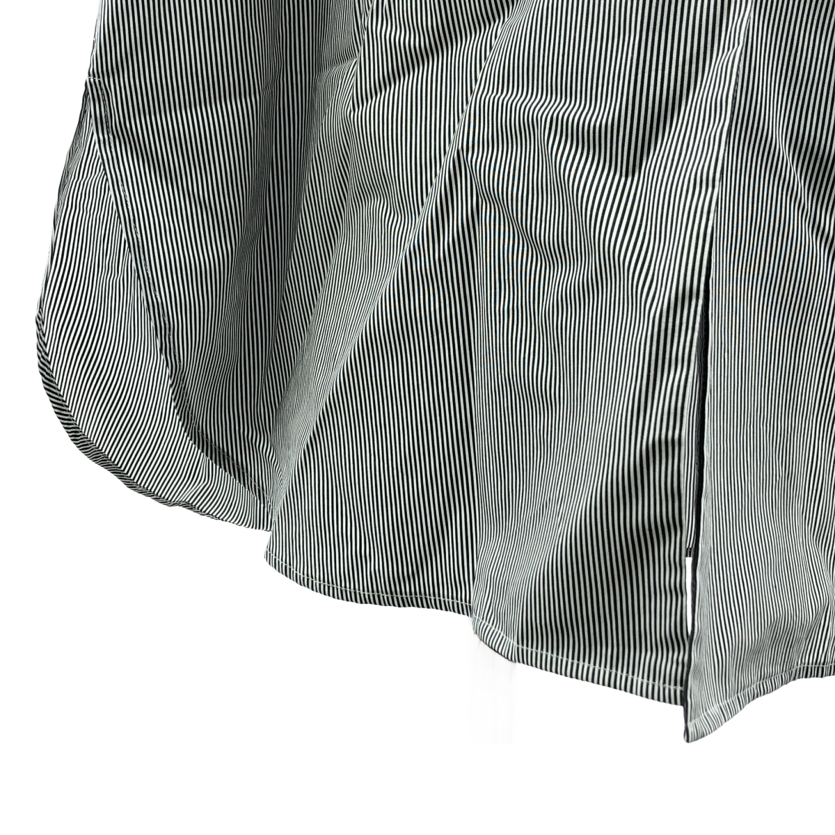 DRIES VAN NOTEN / ドリスヴァンノッテン コットン ストライプ ギャザー ワンピース