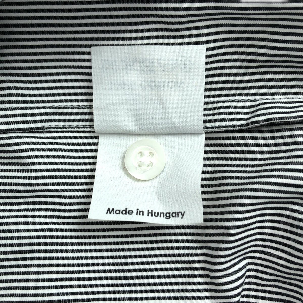 DRIES VAN NOTEN / ドリスヴァンノッテン コットン ストライプ ギャザー ワンピース