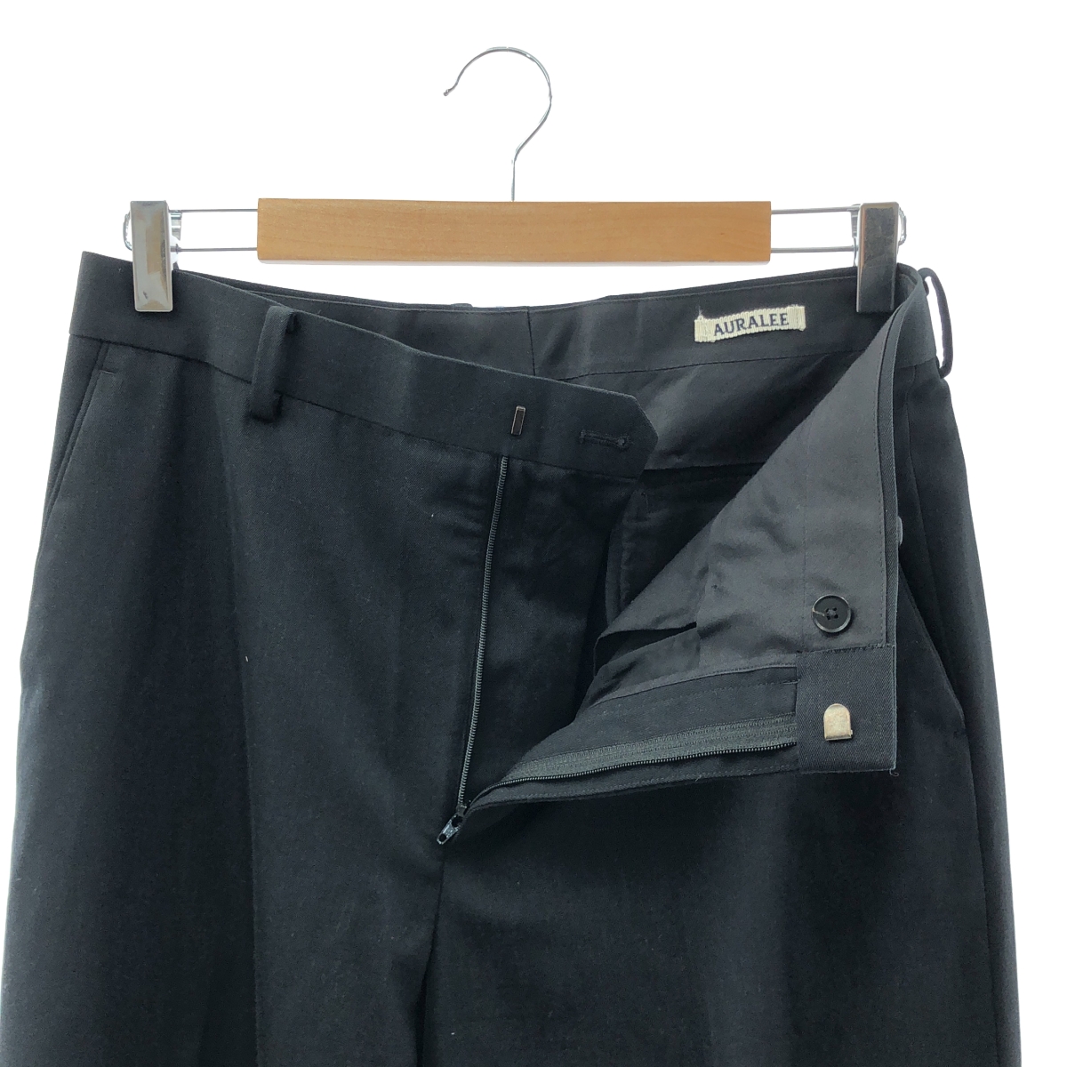 AURALEE / オーラリー LIGHT WOOL MAX GABARDINE SLACKS ライトウール マックス ギャバジン スラックス パンツ