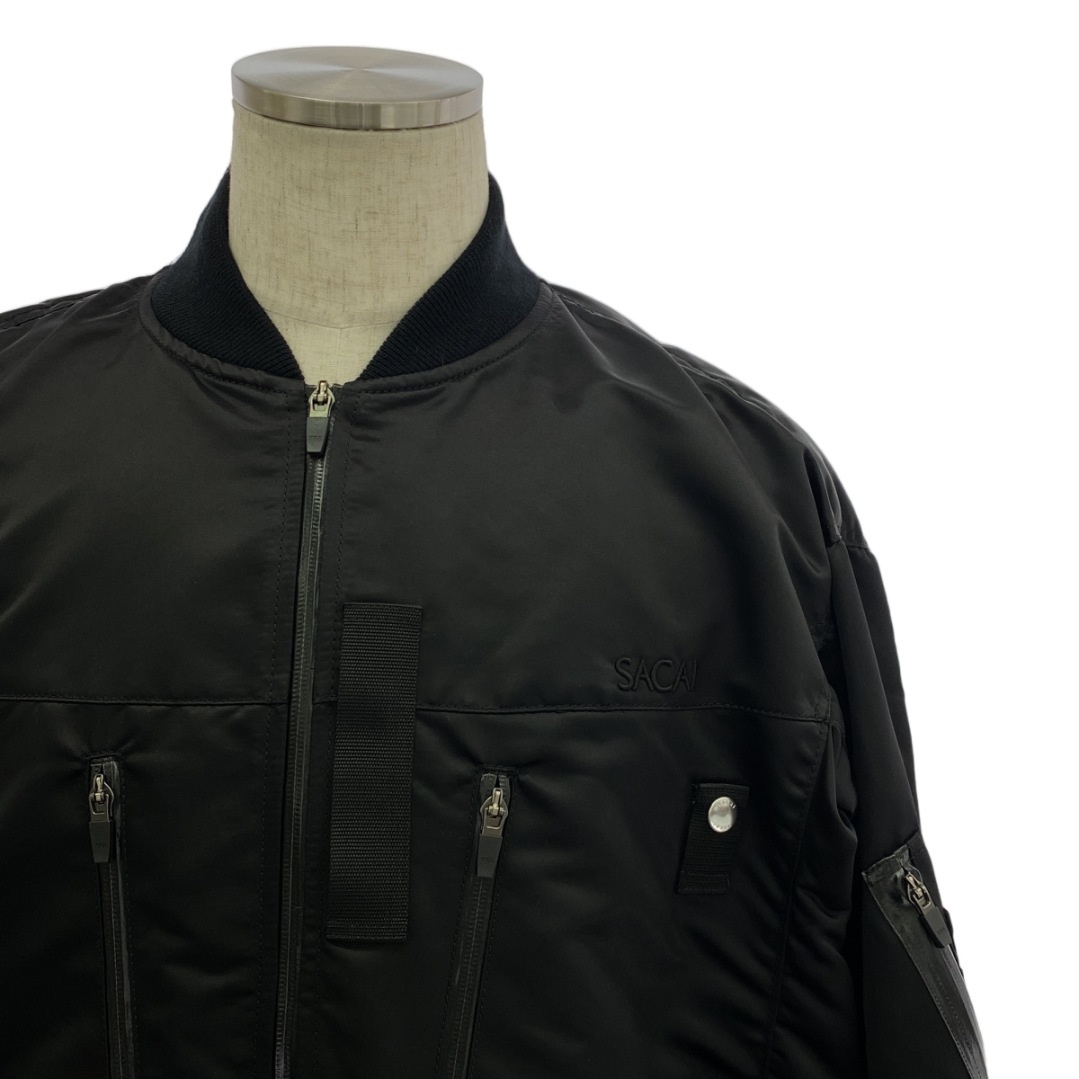 sacai / サカイ Nylon Twill Blouson / MA-1 ロゴ ボンバージャケット ブルゾン