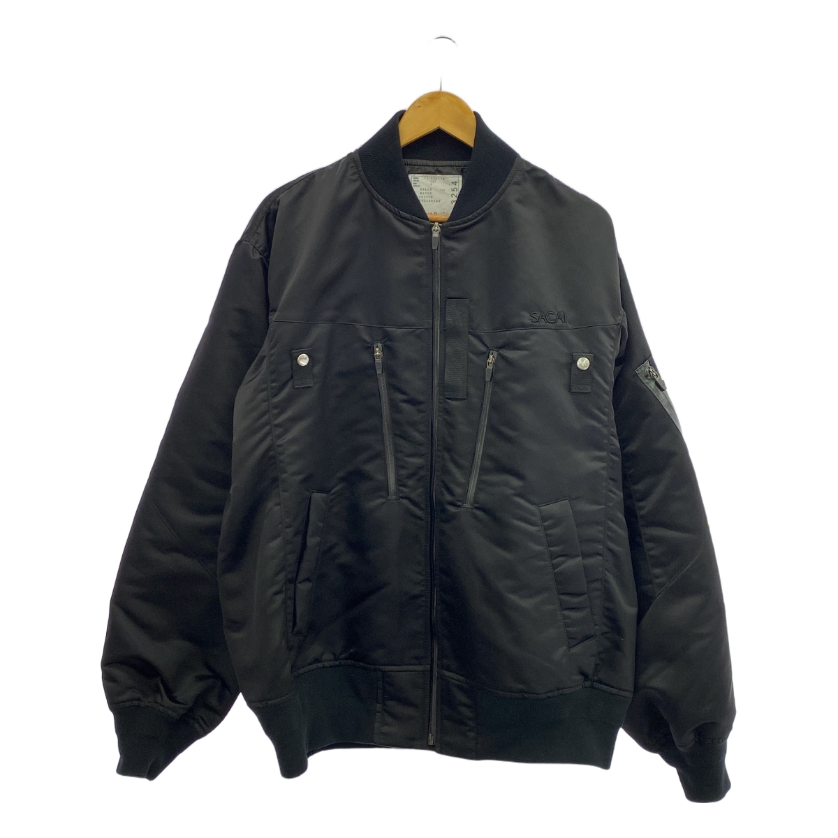 sacai / サカイ Nylon Twill Blouson / MA-1 ロゴ ボンバージャケット ブルゾン