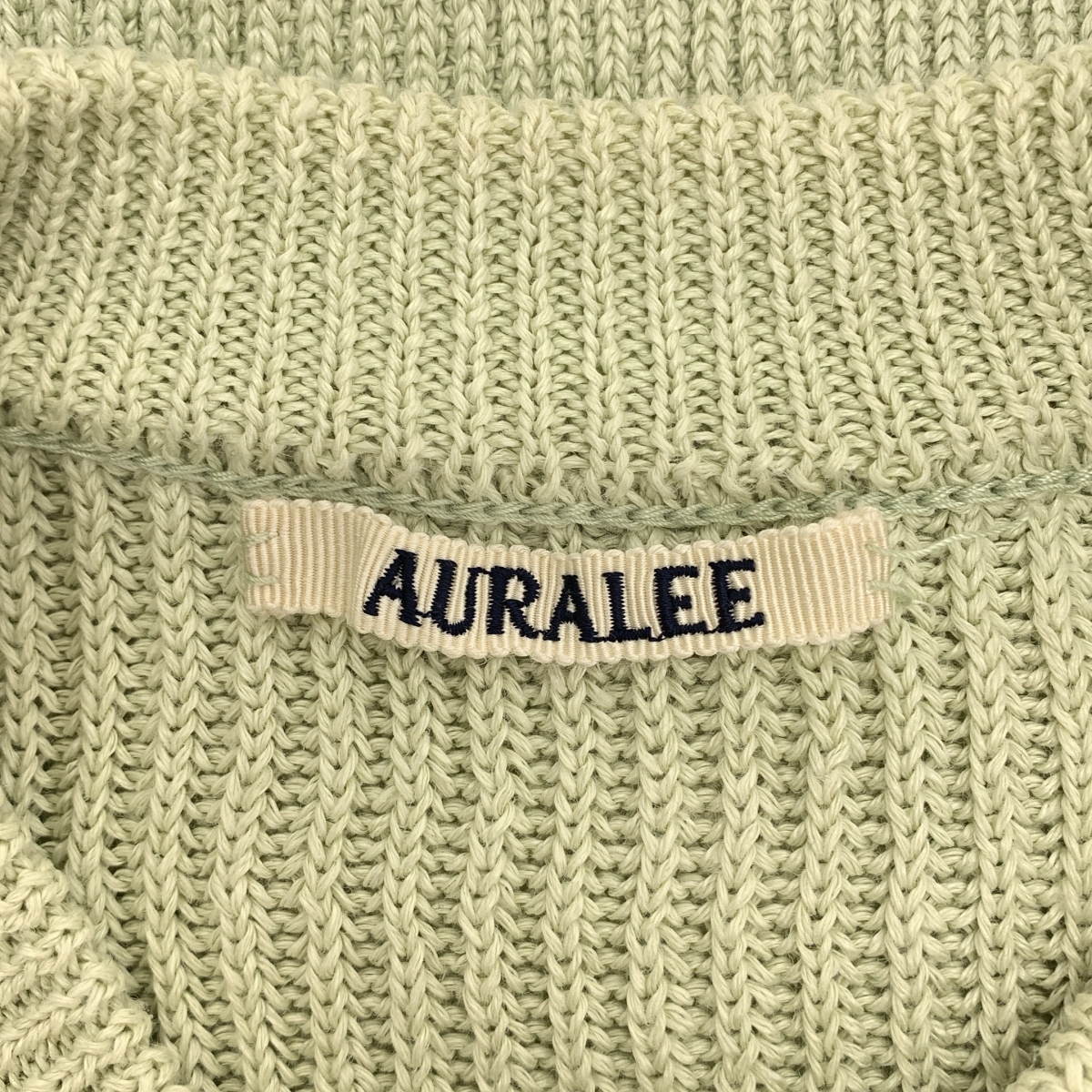 AURALEE / オーラリー HEMP RIB KNIT VEST / クルーネック ニット ベスト
