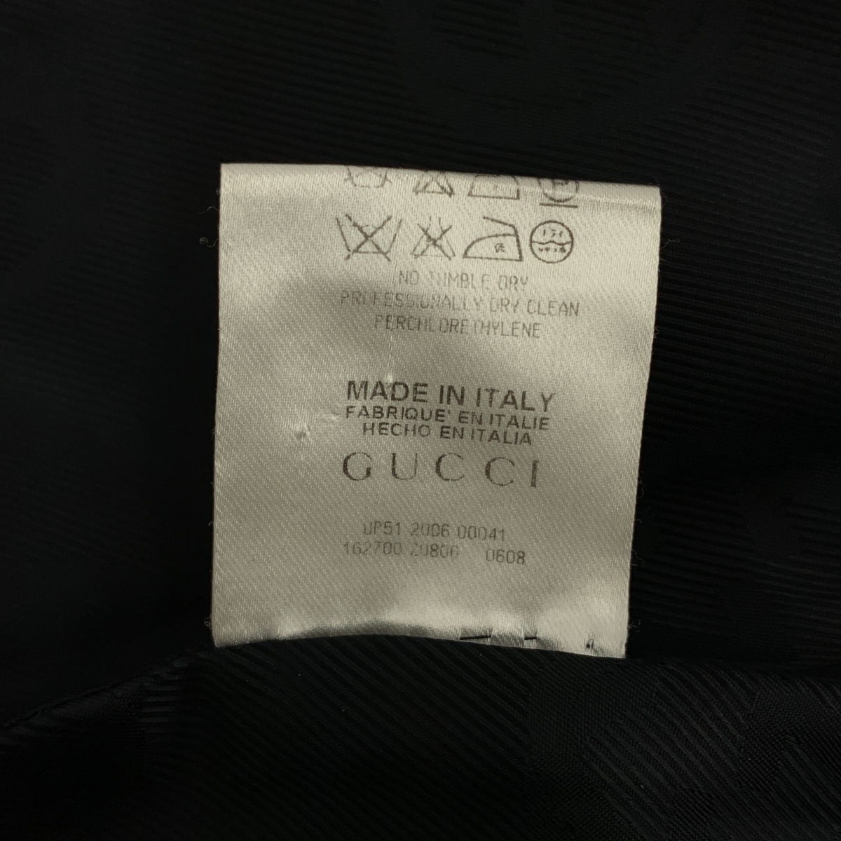 GUCCI / グッチ ウール シルク ロングピーコート