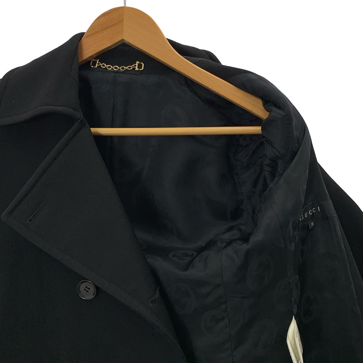 GUCCI / グッチ ウール シルク ロングピーコート