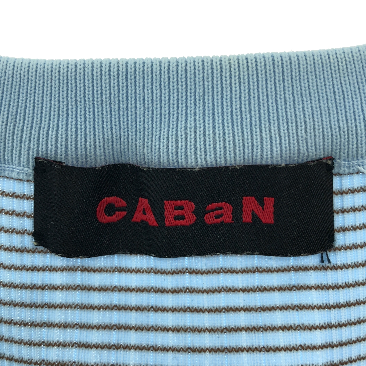 CABaN / キャバン ポリエステル クルーネック ノースリーブ カットソー