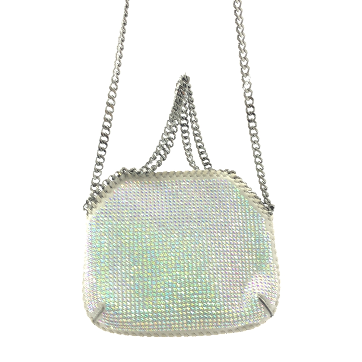 STELLA McCARTNEY / ステラマッカートニー 2way ミニ ファラベラ クリスタル チェーンショルダー ハンドバッグ