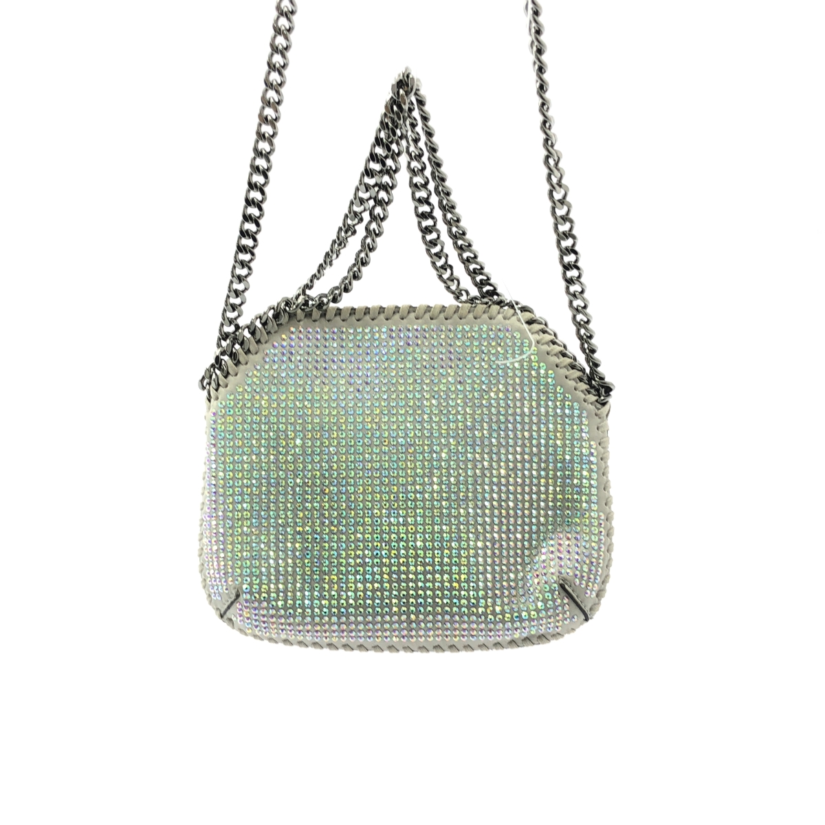STELLA McCARTNEY / ステラマッカートニー 2way ミニ ファラベラ クリスタル チェーンショルダー ハンドバッグ