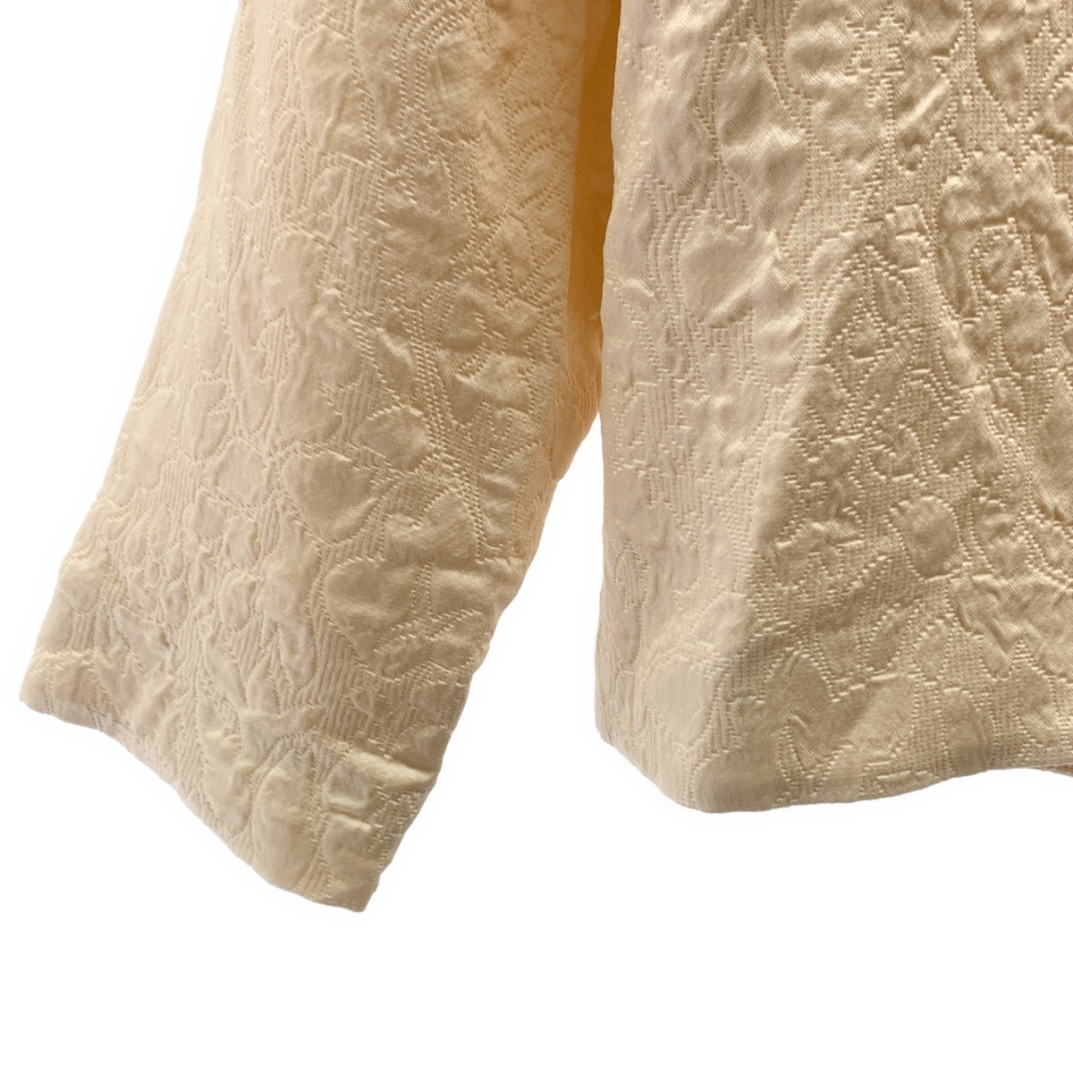 UNITED ARROWS / ユナイテッドアローズ フラワージャガード ブラウス / 裏地付き